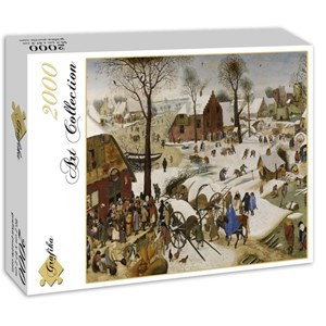 Grafika (00695) - Pieter Brueghel the Elder: "Numbering at Bethlehem" - 2000 pezzi