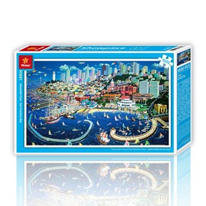 Pintoo (h1661) - "San Francisco" - 1000 pezzi