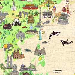 Pintoo (h1720) - "Around The World, Asia" - 500 pezzi