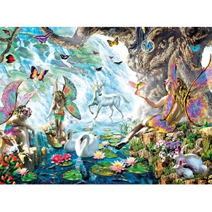 SunsOut (68020) - Adrian Chesterman: "Fairies at the Falls" - 1000 pezzi