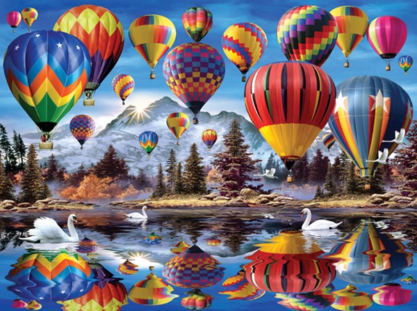 SunsOut (54936) - Howard Robinson: "Hot Air Balloons" - 1000 pezzi
