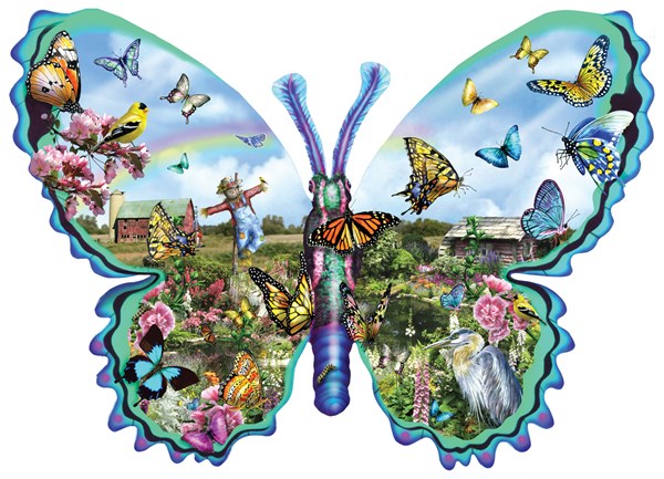 SunsOut (95056) - Lori Schory: "Butterfly Farm" - 1000 pezzi