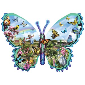 SunsOut (95056) - Lori Schory: "Butterfly Farm" - 1000 pezzi