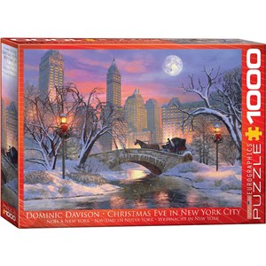 Eurographics (6000-0915) - Dominic Davison: "Christmas Eve in New York City" - 1000 pezzi