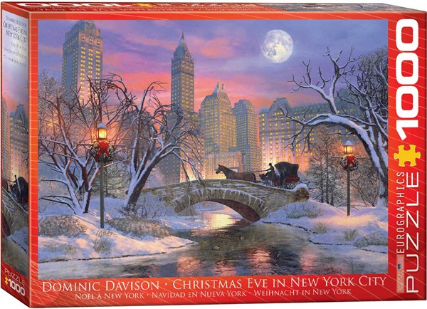 Eurographics (6000-0915) - Dominic Davison: "Christmas Eve in New York City" - 1000 pezzi
