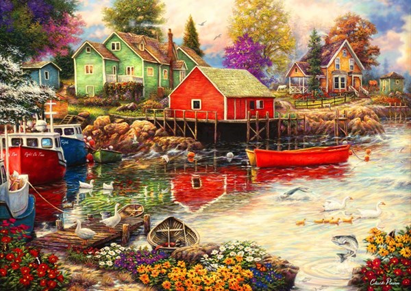 Grafika (t-00947) - Chuck Pinson: "Quiet Cove" - 1000 pezzi