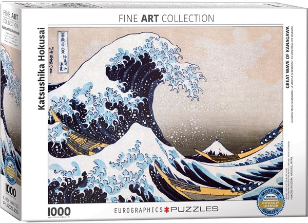 Eurographics (6000-1545) - Hokusai: "Great Wave of Kanagawa" - 1000 pezzi