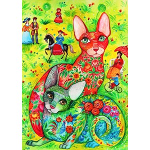 Bluebird Puzzle (70410) - Oxana Zaika: "Russian" - 1500 pezzi