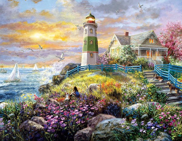 SunsOut (19309) - Nicky Boehme: "A Lighthouse Memory" - 1000 pezzi