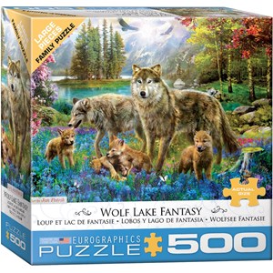 Eurographics (6500-5360) - "Wolf Lake Fantasy" - 500 pezzi