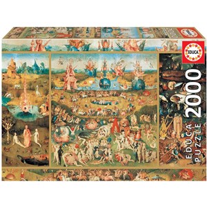 Educa (18505) - Hieronymus Bosch: "Trittico del Giardino delle delizie" - 2000 pezzi