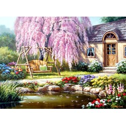 Anatolian (1089) - Sung Kim: "Cherry Blossom Cottage" - 1000 pezzi