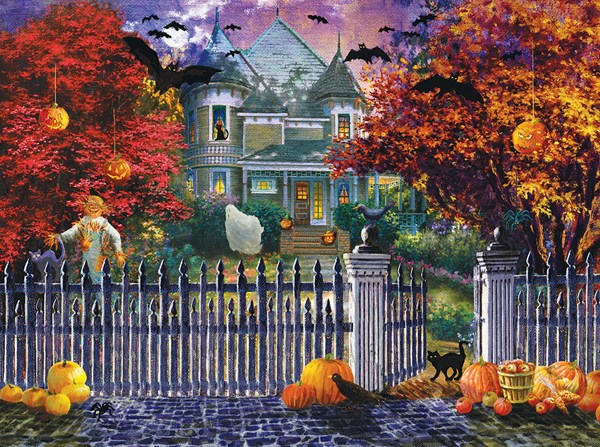 SunsOut (19227) - Nicky Boehme: "Halloween House" - 1000 pezzi