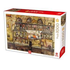 Deico (76748) - Egon Schiele: "House Wall on the River" - 1000 pezzi