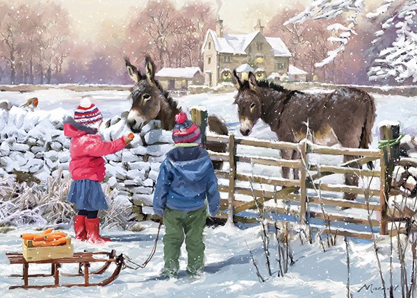 Otter House Puzzle (73571) - The MacNeil Studio: "Little Donkey" - 1000 pezzi