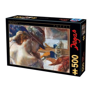 D-Toys (73938) - Edgar Degas: "In Front of the Mirror" - 500 pezzi