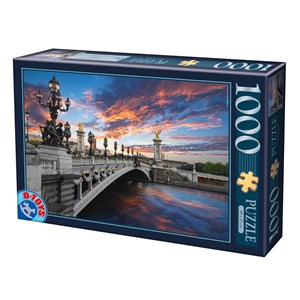 D-Toys (74744) - "Alexander III Bridge, Paris, France" - 1000 pezzi