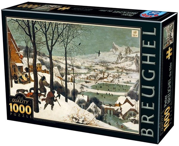 D-Toys (76878) - Pieter Brueghel the Elder: "Hunters in the Snow" - 1000 pezzi