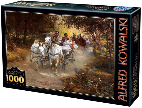 D-Toys (74324) - Alfred Wierusz-Kowalski: "Country Wedding" - 1000 pezzi