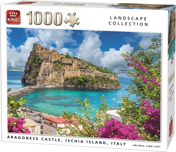 King International (55948) - "Argonese Castle, Ischia Island, Italy" - 1000 pezzi