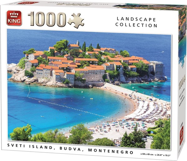 King International (55950) - "Sveti Island, Budva, Montenegro" - 1000 pezzi