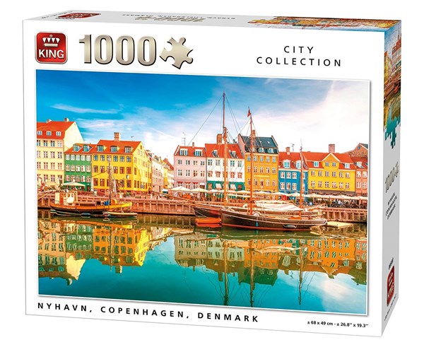 King International (05704) - "Nyhavn, Copenhaguen, Denmark" - 1000 pezzi