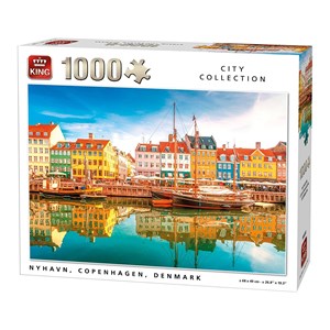 King International (05704) - "Nyhavn, Copenhaguen, Denmark" - 1000 pezzi