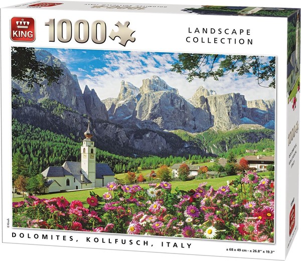 King International (55940) - "Dolomites, Kollfusch, Italy" - 1000 pezzi
