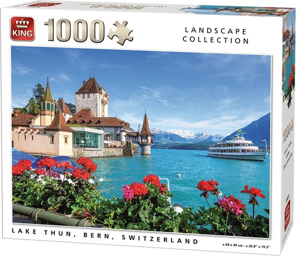 King International (55941) - "Lake Thun, Bern, Switzerland" - 1000 pezzi