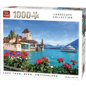 King International (55941) - "Lake Thun, Bern, Switzerland" - 1000 pezzi