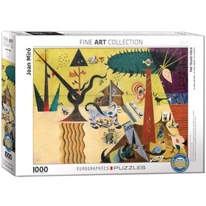 Eurographics (6000-0858) - Joan Miro: "The Tilled Field" - 1000 pezzi