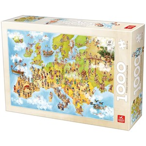 Deico (76120) - "Map of Europe" - 1000 pezzi