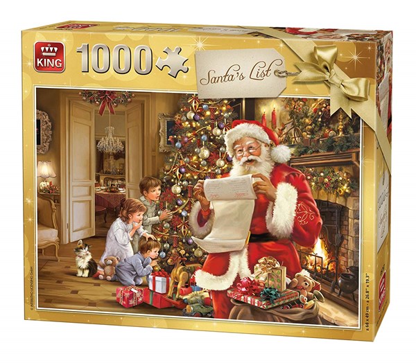 King International (05767) - "Christmas Santa List" - 1000 pezzi