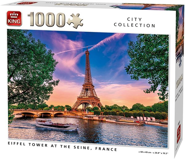 King International (55851) - "Eiffel Tower at The Seine" - 1000 pezzi