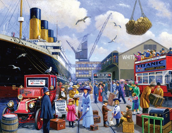 SunsOut (13830) - Kevin Walsh: "The Titanic" - 1000 pezzi