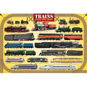 Eurographics (6100-0090) - "Trains" - 100 pezzi