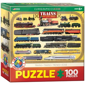 Eurographics (6100-0090) - "Trains" - 100 pezzi