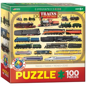 Eurographics (6100-0090) - "Trains" - 100 pezzi