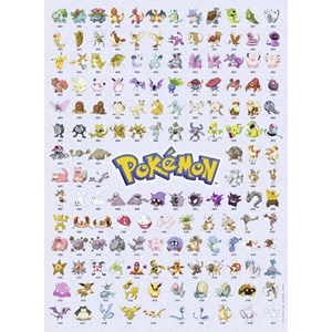 Ravensburger (14781) - "Pokémon, Pokédex First Generation" - 500 pezzi