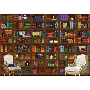 Bluebird Puzzle (70252) - "The Vintage Library" - 6000 pezzi