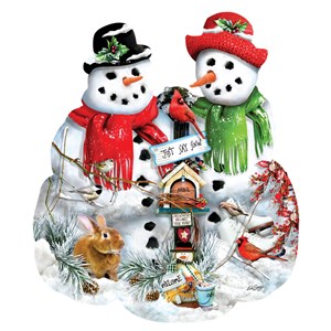 SunsOut (97071) - Lori Schory: "Snow Family" - 1000 pezzi