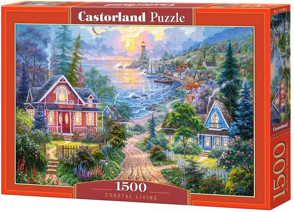 Castorland (C-151929) - "Coastal Living" - 1500 pezzi
