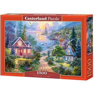 Castorland (C-151929) - "Coastal Living" - 1500 pezzi