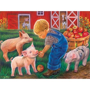 SunsOut (35875) - Tricia Reilly-Matthews: "Little Farm Boy" - 500 pezzi