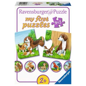 Ravensburger (05072) - "Animal Families on the Farm" - 2 pezzi