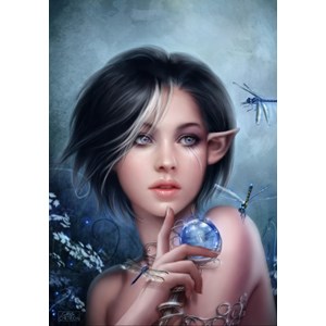 Grafika (00992) - Cris Ortega: "The Curse of the Dragonfly" - 1000 pezzi