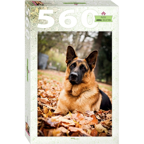 Step Puzzle (78107) - "German Shepherd" - 560 pezzi