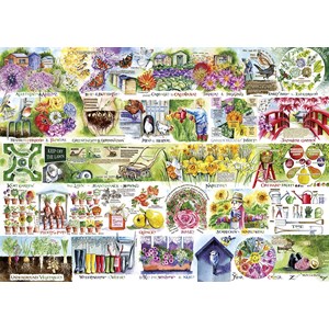 Gibsons (G7106) - Val Goldfinch: "Wheelbarrows & Wellies" - 1000 pezzi