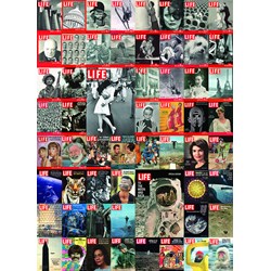 Eurographics (6000-0819) - "Vintage Cover Collage - LIFE Magazine" - 1000 pezzi