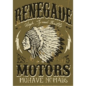 Grafika (00647) - "Vintage Americana Motorcycle Design" - 1000 pezzi